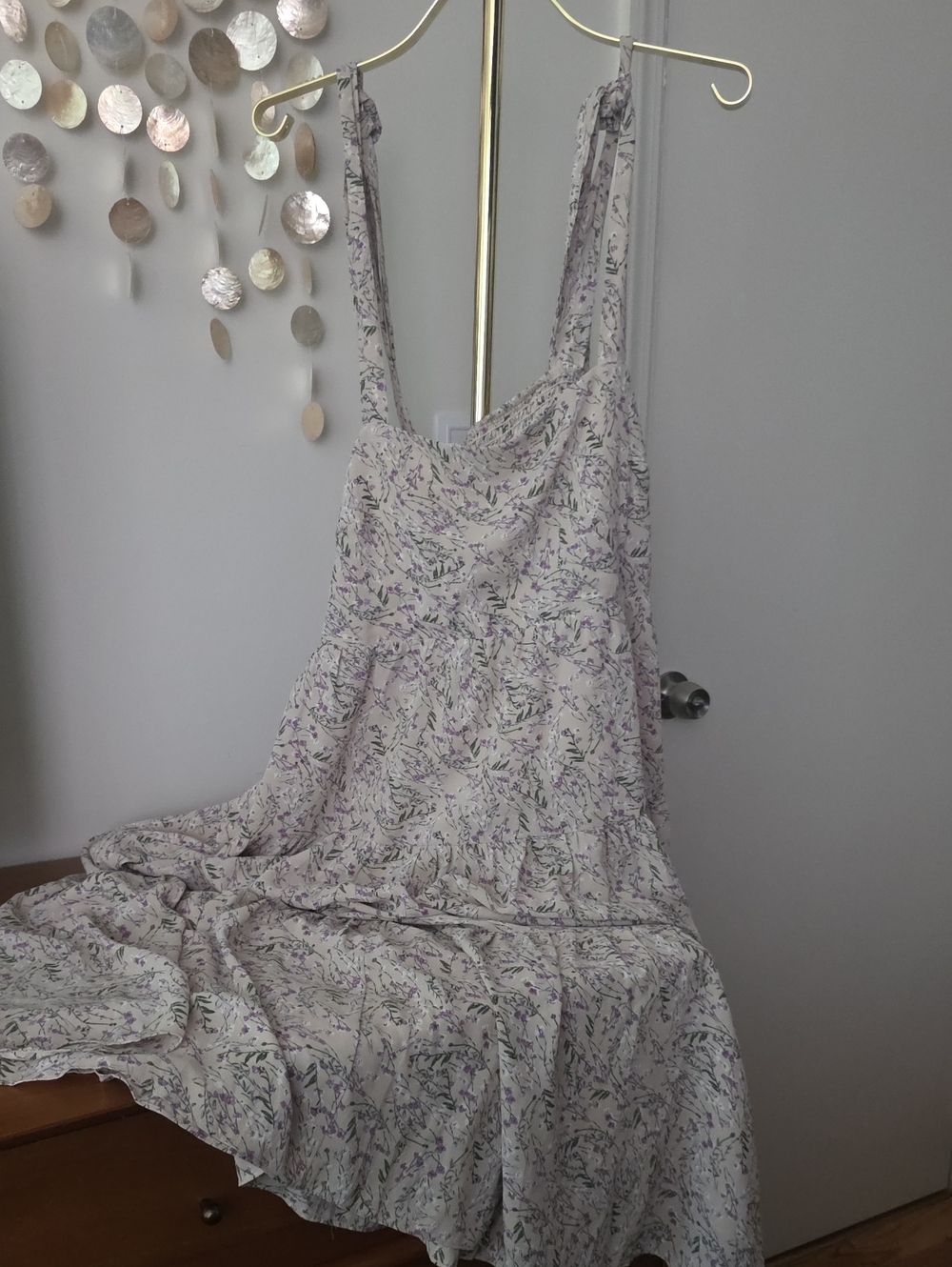 Chelsea28 Lavender Floral Maxi Dress